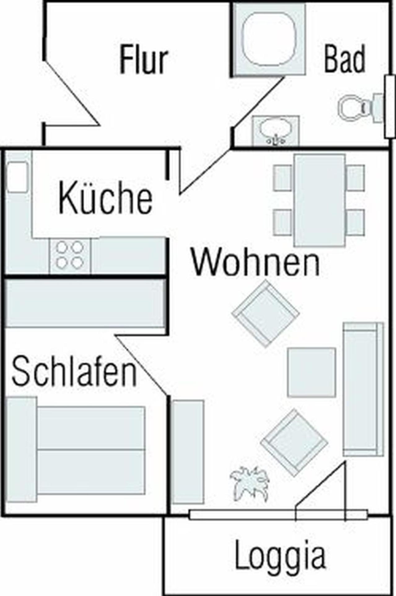 4-21, Friedrichstr, Im Herzen Westerlands, Sehr Strandnah, Balkon, 2 Zi ภายนอก รูปภาพ